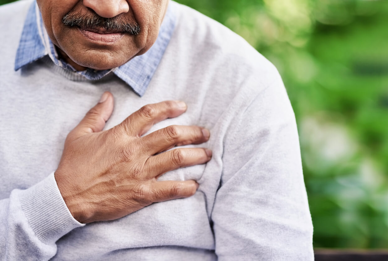 chest pain, heart disease
